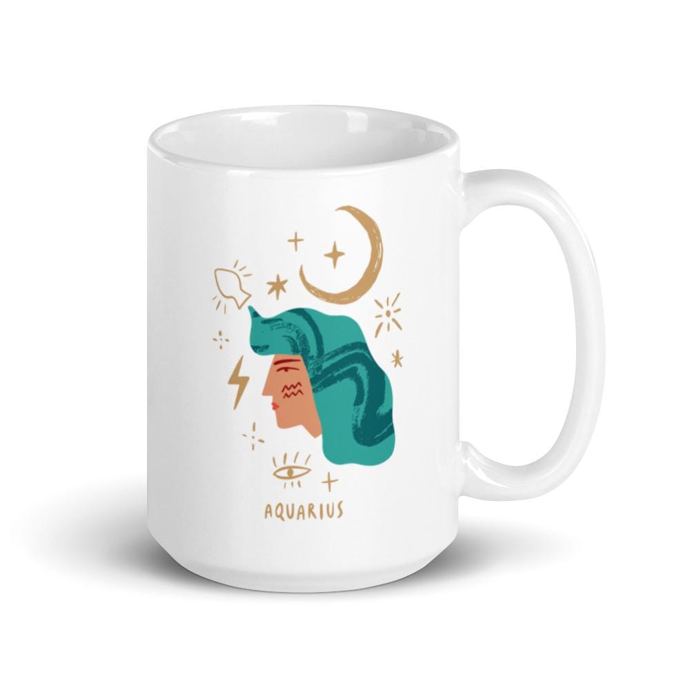 Aquarius Zodiac Girl Coffee Mug -