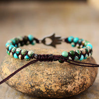 Thumbnail for Turquoise Beaded Bracelet - T - 2 COLORS -