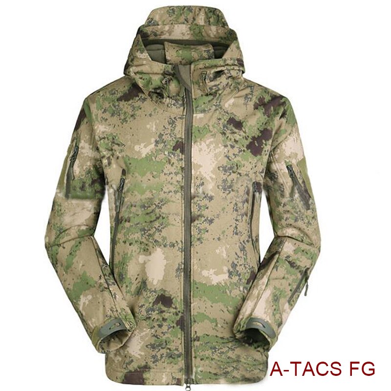 ESDY - Men Outdoor Jacket / Coat, Water-Resistant Luker TAD - Soft Shell Hoodie - Tactical Hunting, Camping, Hiking Clothing - [10 DAY DELIVERY] - 5 COLORS - 3 CAMOS -