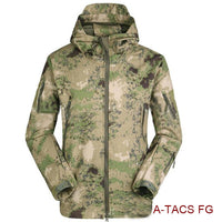 Thumbnail for ESDY - Men Outdoor Jacket / Coat, Water-Resistant Luker TAD - Soft Shell Hoodie - Tactical Hunting, Camping, Hiking Clothing - [10 DAY DELIVERY] - 5 COLORS - 3 CAMOS -