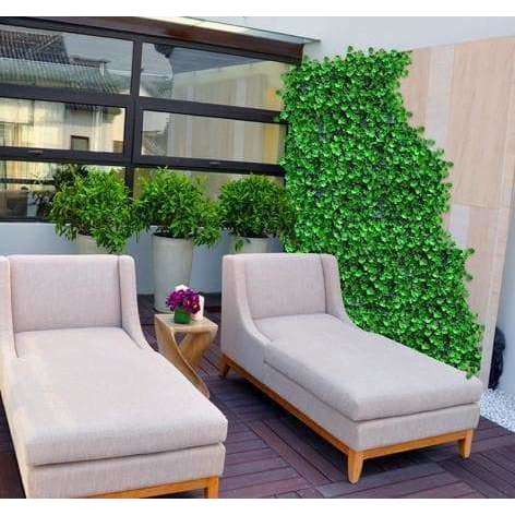 Artificial Ivy Hedge Panel Fake Vertical Garden 1m X 1m (Indoor or Outdoor) UV Resistant -