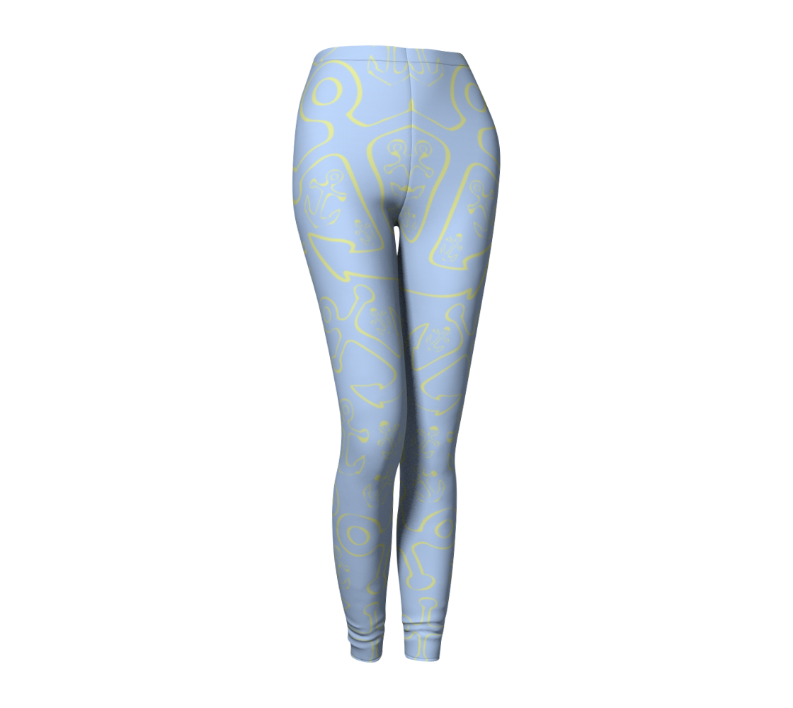 Summer Ties - Anchor Dream Leggings - 1 COLOR -