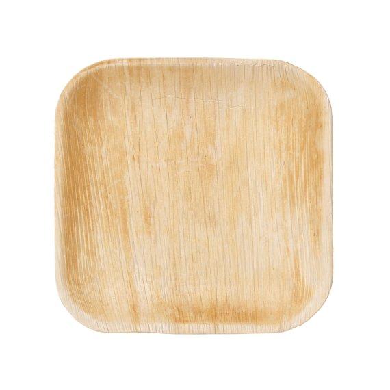 Palm Leaf Plates Square 7" Inch (Set of 100/50/25) - GREAT FOR PARTIES! -