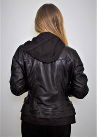 Thumbnail for Fadcloset - Annalise Womens Leather Jacket - 1 COLOR -