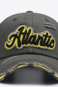 Thumbnail for ATLANTIC Graphic Distressed Baseball Cap - T - 7 COLORS -