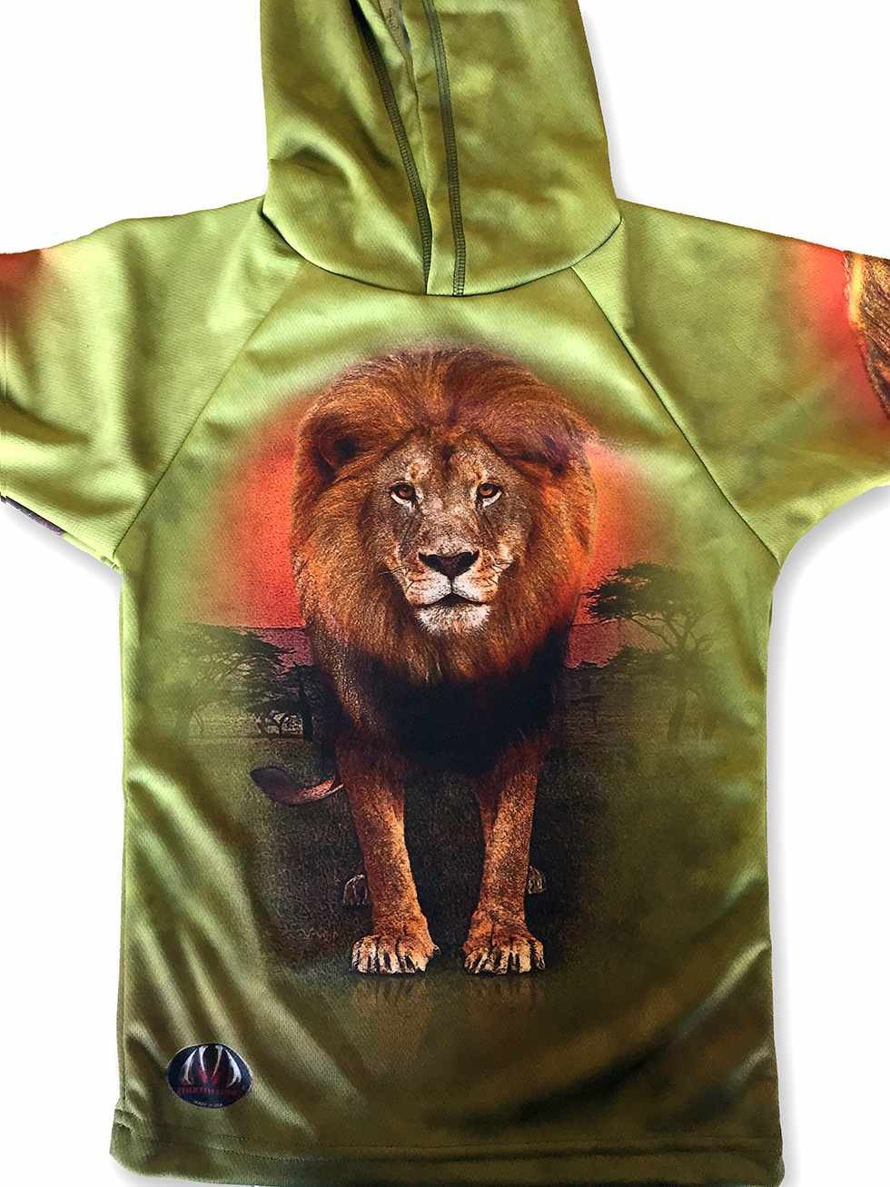 Mouthman - LION JUNGLE KING Sport Shirt - YOUTH SIZES ONLY - 6 SIZES -