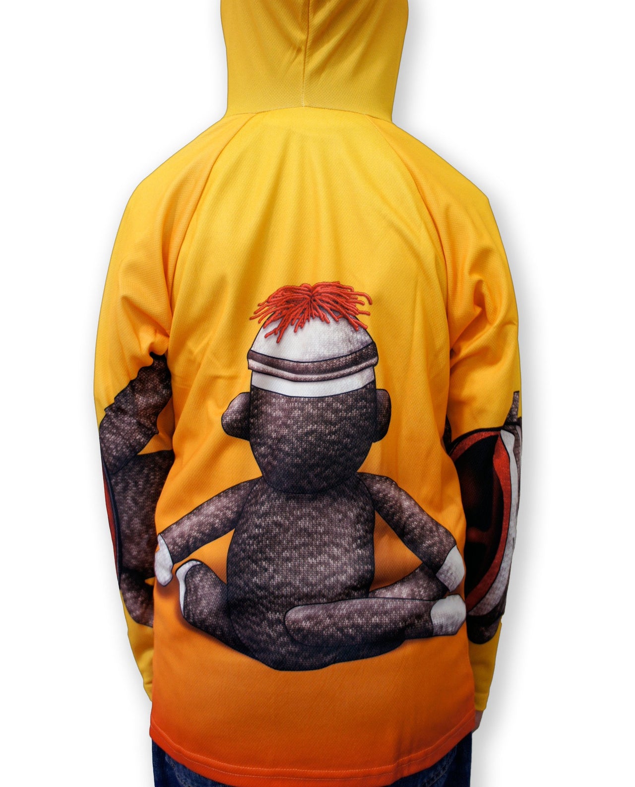 Mouthman - SOCK MONKEY Hoodie Chomp Shirt - ADULT SIZES AVAILABLE! - 13 SIZES -