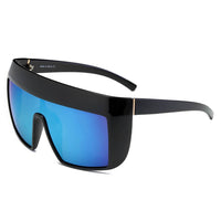 Thumbnail for Folsom | S2043 - Women Oversize Shield Sunglasses - 4 LENS COLORS -