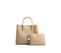 Thumbnail for GUNAS NEW YORK - Jane - Light Brown Vegan Leather Satchel with dust bag - 1 COLOR -