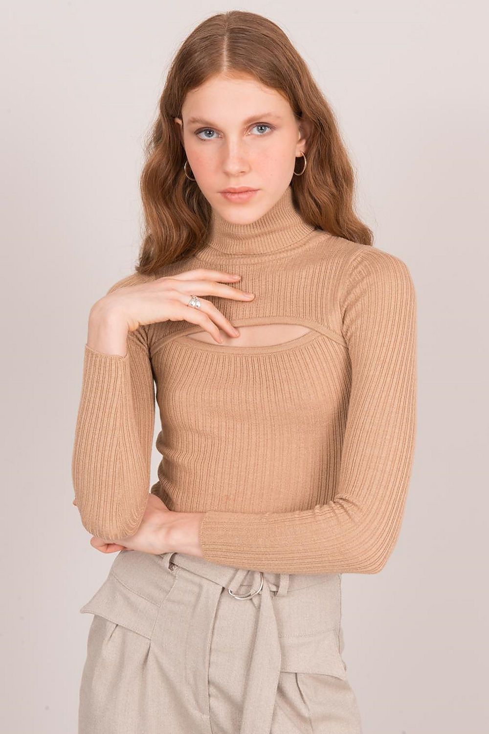 Turtleneck - by Sally Fashion - 1 COLOR -