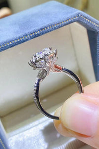 Thumbnail for 2 Carat Moissanite 925 Sterling Silver Ring