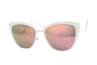 Thumbnail for White Metal Mirror Sunglasses - 1 COLOR