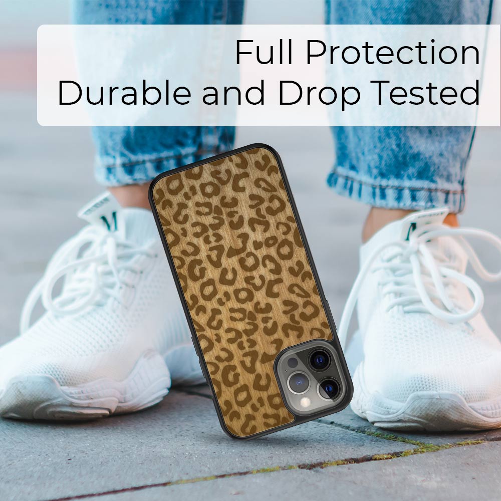 MMORE - Cheetah Print - Wooden phone case - FITS 56 PHONES - FIND YOURS! -