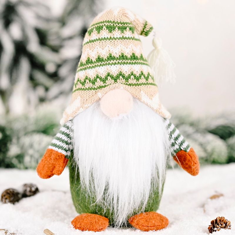 Handmade Christmas Elf Gnome Decoration - Standing Swedish Gnome Tomte Ornaments - 9.45" - 11.1" - [14-20 DAY DELIVERY] - SINGLE OR 2 COMBO TYPES -