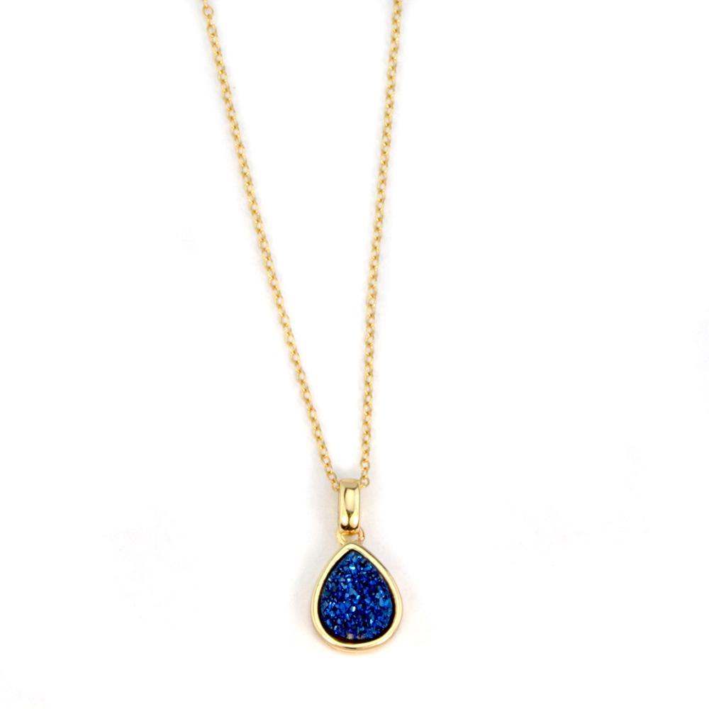 Christy Jean - Emma Teardrop Pendant in Gold - 6 COLORS -