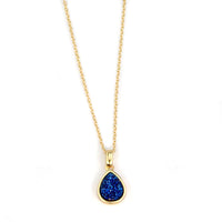 Thumbnail for Christy Jean - Emma Teardrop Pendant in Gold - 6 COLORS -