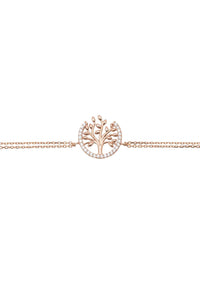 Thumbnail for LATELITA - Tree of Life Open Circle Bracelet Rosegold -