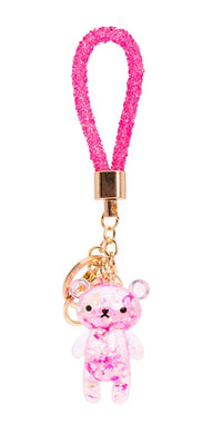 Thumbnail for Glitter Bear Keychain - Pink - 1 COLOR -