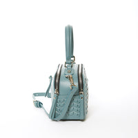 Thumbnail for Kayla Woven Crossbody Bag Blue -