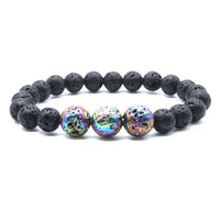 Thumbnail for Volcano Lava Stone Bracelet Multicolor Rainbow -