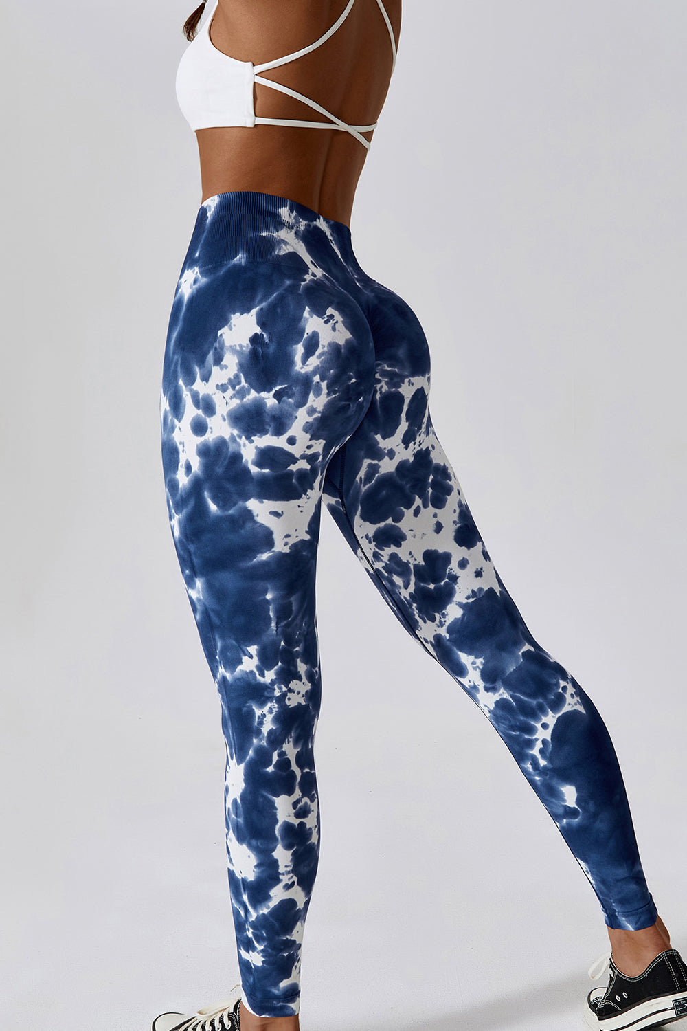 High Waist Tie-Dye Long Sports Pants - T - 8 COLORS -