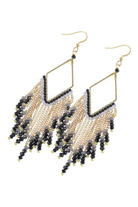 Thumbnail for Riah Fashion - Dangle Beaded Earrings - 4 COLORS -