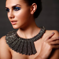 Thumbnail for BEGADA - Gun Metal Signature Revolving Neckpiece -