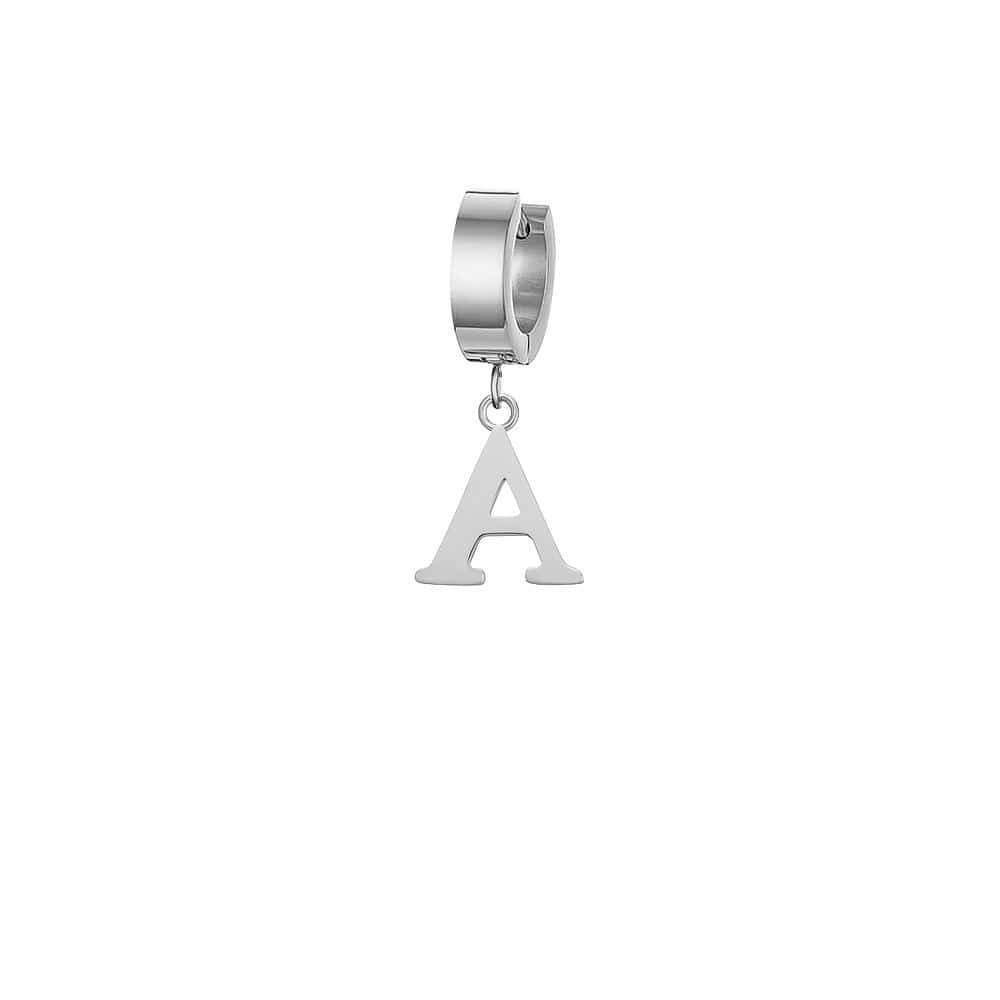 Mister - Initial Earring - ALL 26 LETTERS - 3 COLORS -