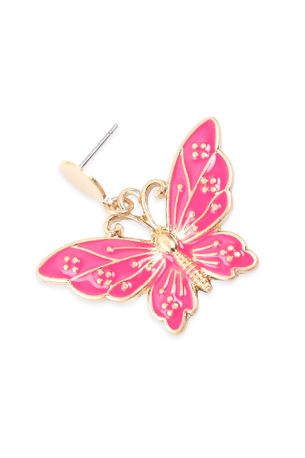 Butterfly Post Dangling Earrings - 5 COLORS -