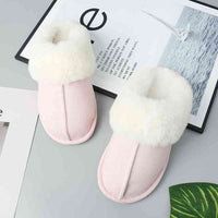 Thumbnail for Faux Suede Center Seam Slippers - T - 5 COLORS -