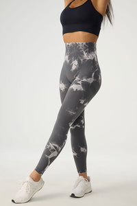 Thumbnail for Tie-Dye High Waist Active Leggings - T - 10 COLORS -