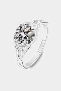 Thumbnail for 2 Carat Moissanite 925 Sterling Silver Ring