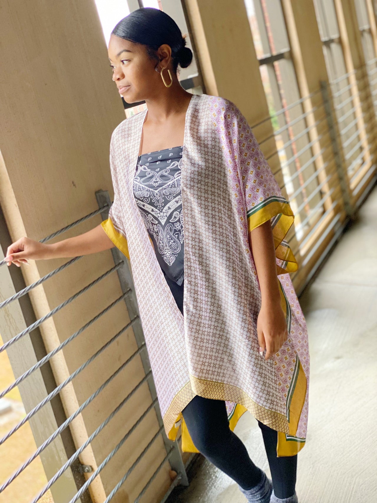 Silky Printed Kimono - 2 COLORS -