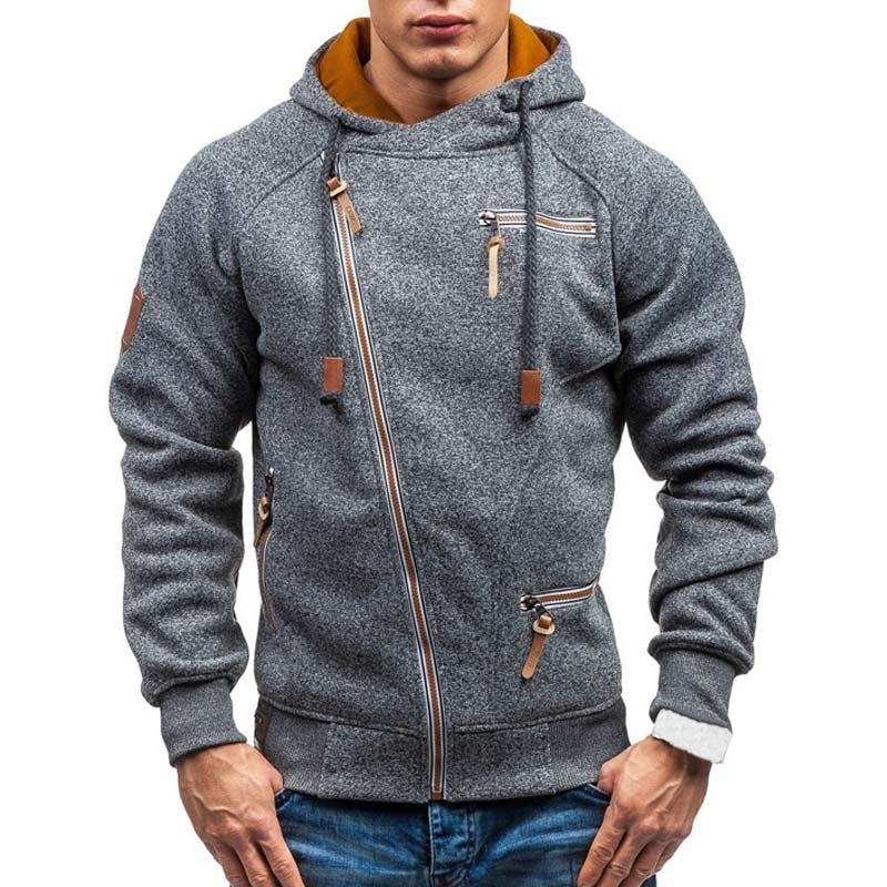 Casual Long Sleeve Mens Hoodie Sweatshirt -  [30 DAY DELIVERY]  - 3 COLORS -