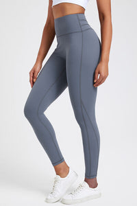 Thumbnail for High Waist Active Leggings - T - 7 COLORS -