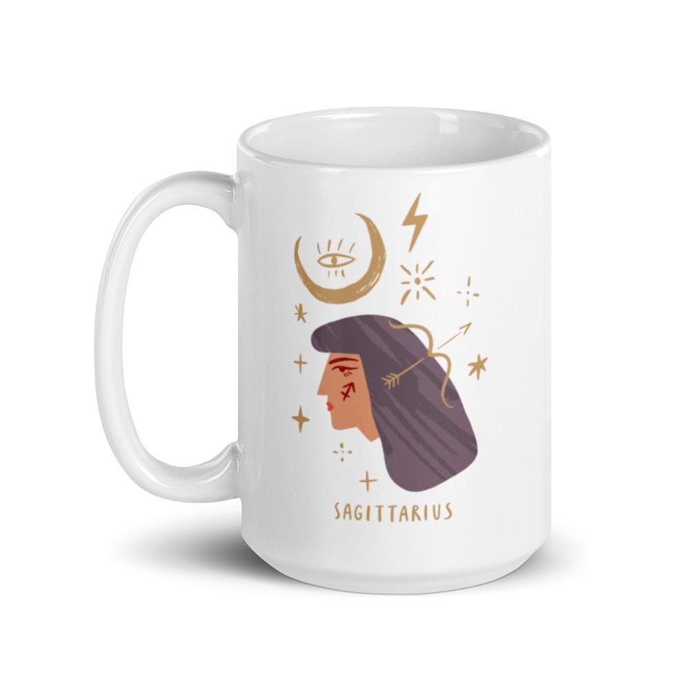 Sagittarius Zodiac Girl Coffee Mug -