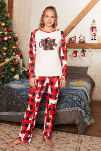 Thumbnail for MERRY CHRISTMAS Y'ALL Graphic Top and Pants Set - T - SOLD BY SIZE / 2 PCS. - 4 SIZES -