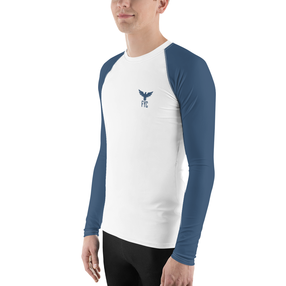 FYC - Men's FYC Blue Sleeve Performance Rash Guard UPF 40+ - 1 COLOR -