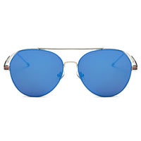 Thumbnail for Erie | S2006 - Modern Teardrop Aviator Flat Mirrored Flat Lens Sunglasses - 4 COLORS -