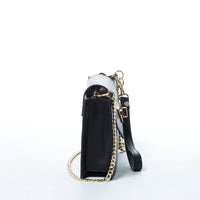 Thumbnail for Mary Black Small Crossbody Leather Wristlet -