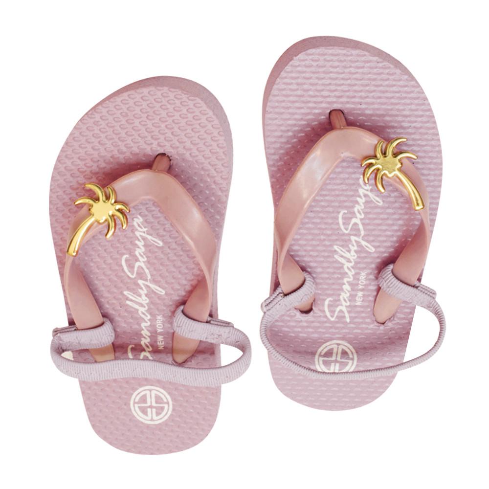 SAND BY SAYA N.Y. - Gold Palm Tree - Baby / Kids Sandal - 2 COLORS -