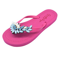 Thumbnail for SAND BY SAYA N.Y. - Manhattan Pearl - Flat Flip Flops Sandal - 5 COLORS -