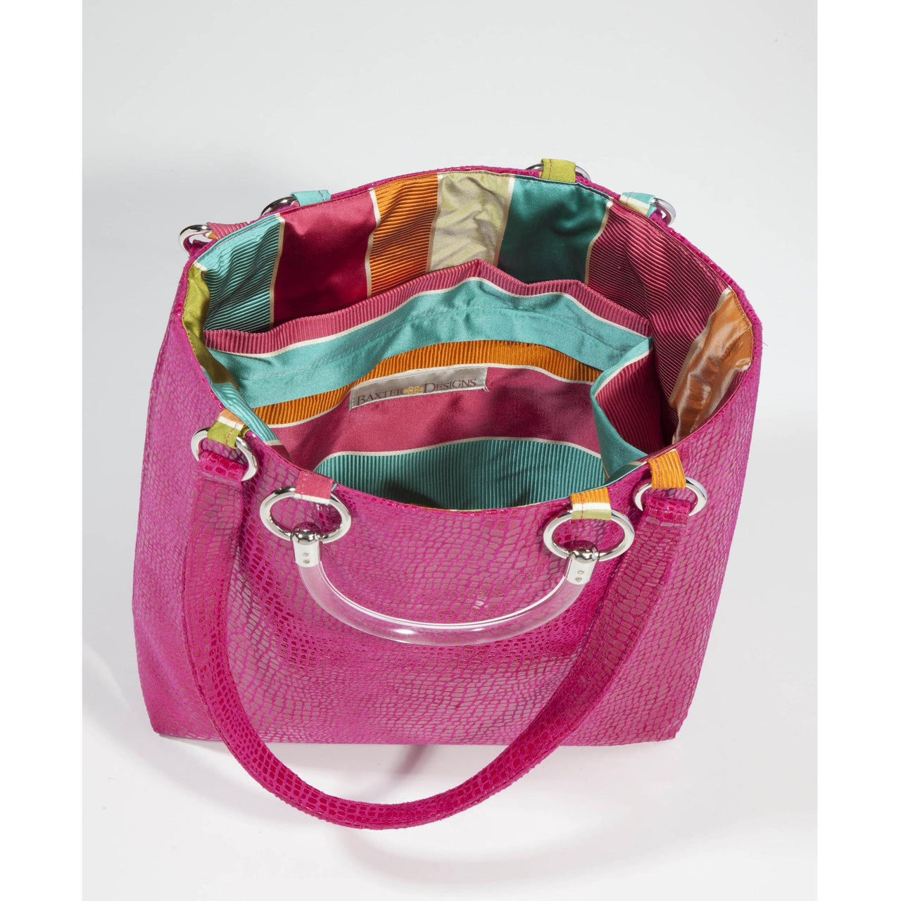 Boa Hot Pink Large Tote - 1 COLOR -