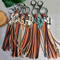 Thumbnail for Cactus Keychain with Tassel - 8.7