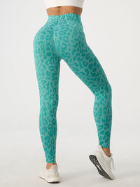 Thumbnail for Leopard High Waist Active Leggings - T - 4 COLORS -