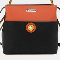 Thumbnail for Nicole Lee - USA Contrast Leather Shoulder Bag - T - 1 COLOR -