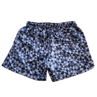 Thumbnail for LaPalma Eco-Beachwear Classic Geometrical Gray Sustainable Swim Trunks Made From Upcycled PET Bottles - 1 COLOR -