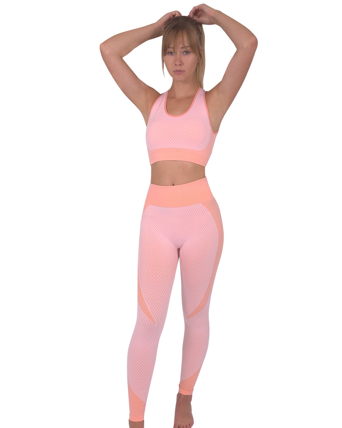 Savoy - Trois Seamless Sports Bra - Pink  - 1 COLOR -