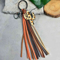 Thumbnail for Cactus Keychain with Tassel - 8.7