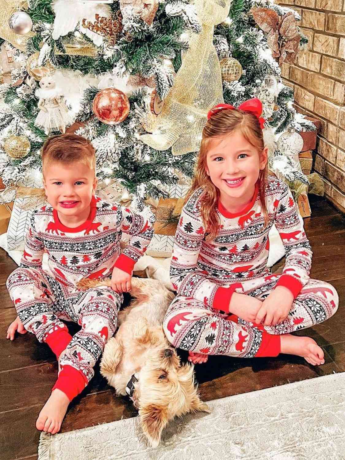 KIDS Christmas Long Sleeve Top and Pants Set -